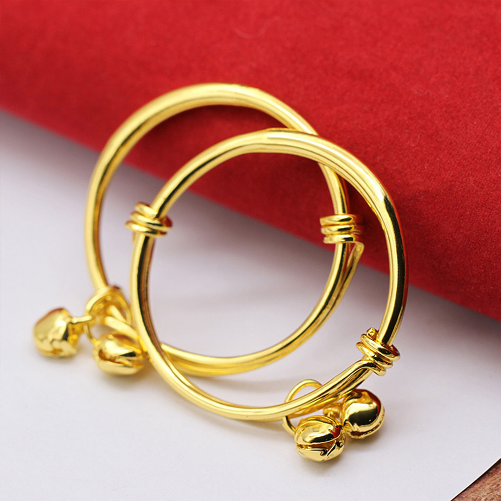 Vòng tay lục lạc hợp kim kẽm cho bé, điều chỉnh dễ dàng, thiết kế tròn mềm mại - Quà tặng lý tưởng