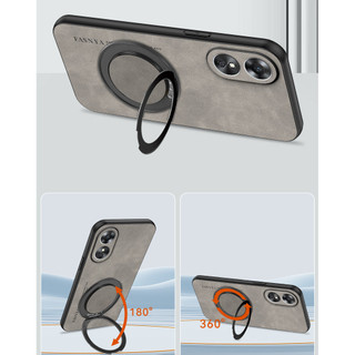 OPPO a17 CPH2477 a18 CPH2591 a38 	Vỏ CPH2579 Bảo vệ ống kính khung từ xoay bằng kim loại, vỏ chống sốc