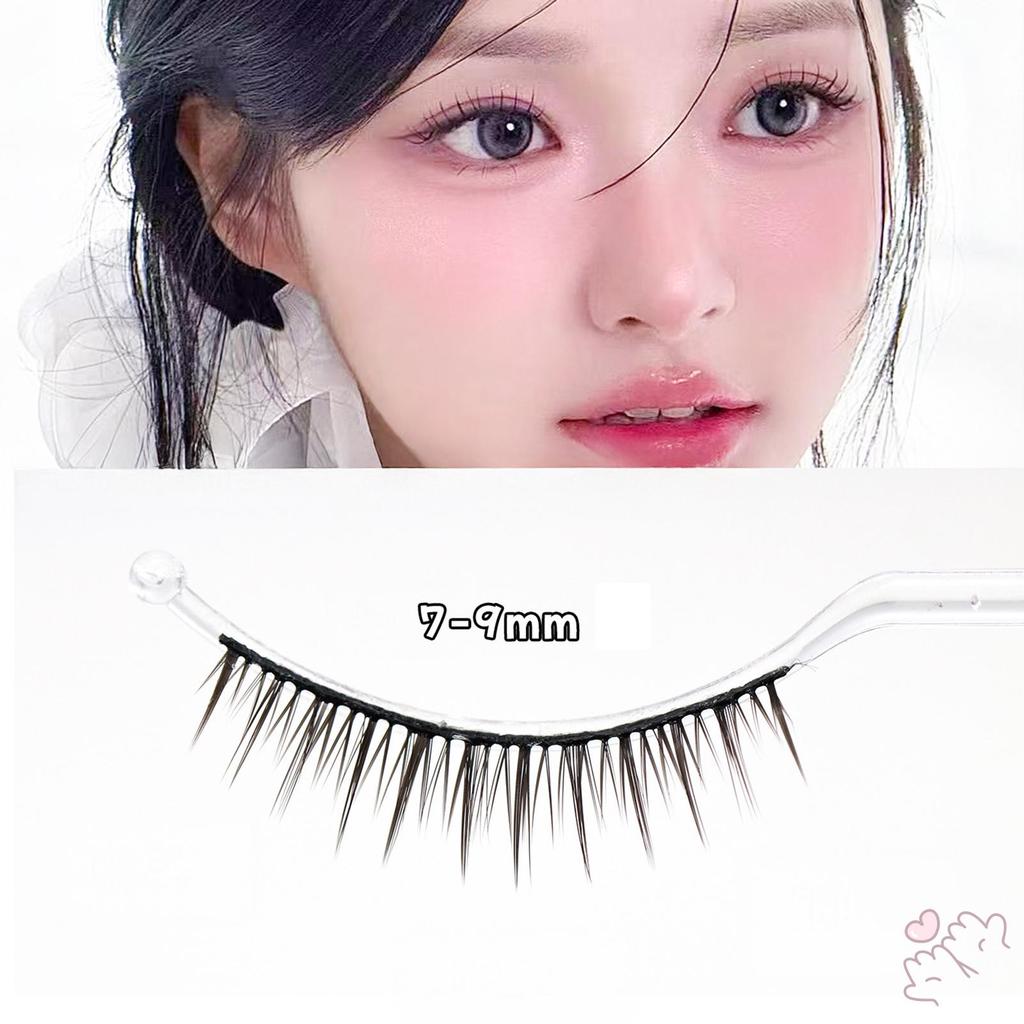 Full Strip Lông Mi Giả Tự Nhiên Dày Đặc Với Dây Cotton Co Giãn Cao Để Mặc Hàng Ngày Màu Đen C-Curl