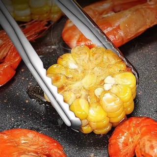 1 / 3 Kẹp Thực Phẩm Nhà Bếp Bằng Thép Không Gỉ S / M / L - Kẹp BBQ Chống Trơn Trượt Đa Năng