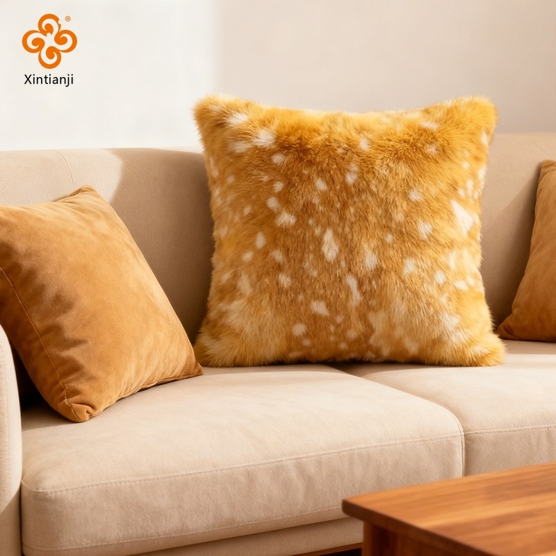 40x50cm 2cm Cọc Động Vật Da Báo Hươu In Len Ngắn Lông Thú Giả Vải Hiệu Suất Quần Áo Mũ Thảm Thảm DIY May Vải TJ23210