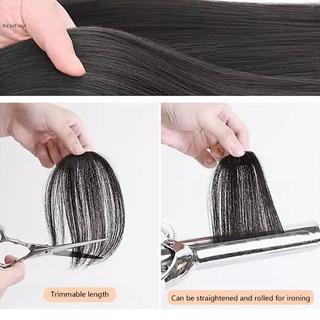 PCWKKef Tổng Hợp Slanted Air Bangs Tóc Giả Nổ Tự Nhiên Vô Hình Tóc Nối Dài Cho Bé Gái Tạo Kiểu Phụ Kiện Mới