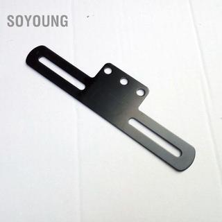 soyoung Keenso Universal Motorcycle License Plate Holder Bracket Mount Holder (Màu đen)