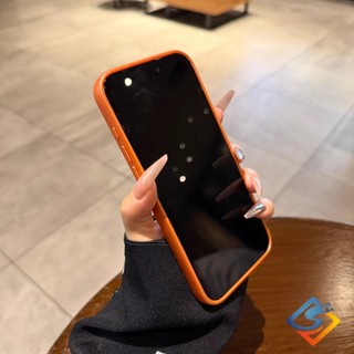Ốp điện thoại silicon mờ màu cam vũ trụ mới cho IPhone 17 Pro Max 17Air 11 12 13 14 15 16 Pro Max Plus Vỏ từ tính mềm Vỏ chống sốc cao cấp