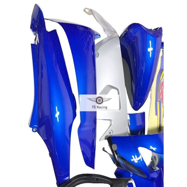 Dàn áo wave rs xanh đen - tặng team 3 lớp