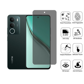 Realme P3 Lite 4G 1-2 Chiếc Kính Cường Lực Chống Nhìn Trộm Bảo Vệ Màn Hình Riêng Tư Cho Realme C85 C75 C75x C71 C63 C65 C67 C55 C53 C71 5G Phim Chống Gián Điệp