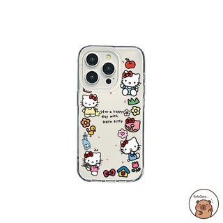 Dành Cho Huawei Nova 14 Pro Pura 80 Mate 70 Pro Plus Ultra Nova14 Pura80 Mate70 Vỏ Điện Thoại Màu Trắng Dễ Thương Hello Kitty Nơ Apple Donut Hoa Hoạt Hình Vỏ