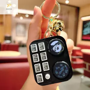 PPY Elegant Charm DJ Mixer Móc khóa Phụ kiện di động dành cho những người đam mê âm nhạc
