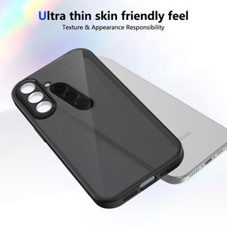 Dành Cho Samsung Galaxy A17 / M17 5G Ốp điện thoại Cứng Mờ Da-Cảm Giác Mềm Khung TPU Chống Sốc Mỏng Vỏ