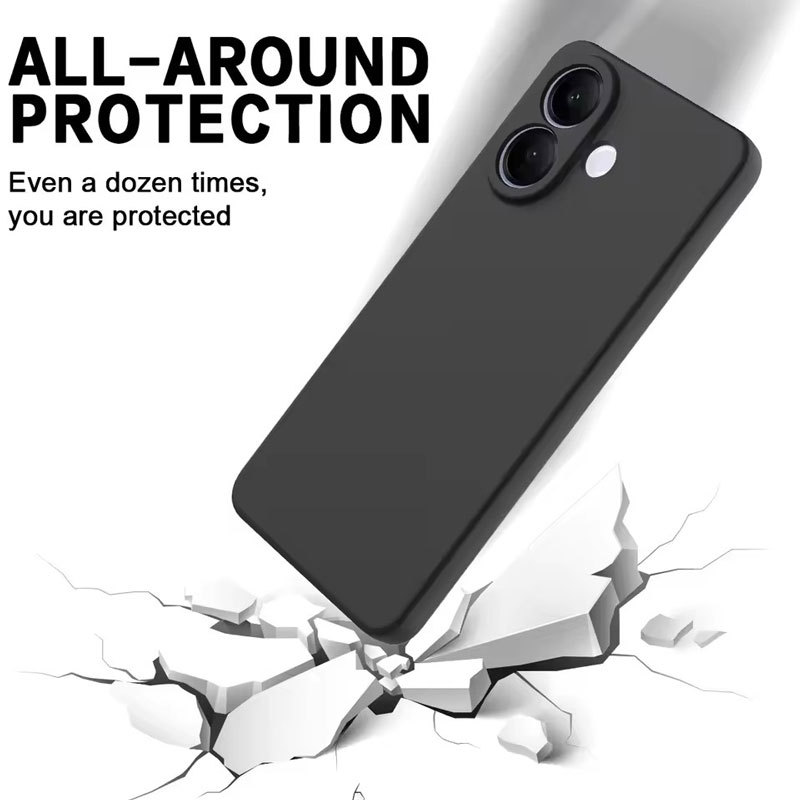 Ốp điện thoại dẻo khung vuông cho VIVO iQOO Z10 Z9 Turbo Pro Plus Z10x Z9x Z8 Z8x Z7 Z7x Z6 Z6x Z5 Z5x Z3 China 4G 5G 2025 2026