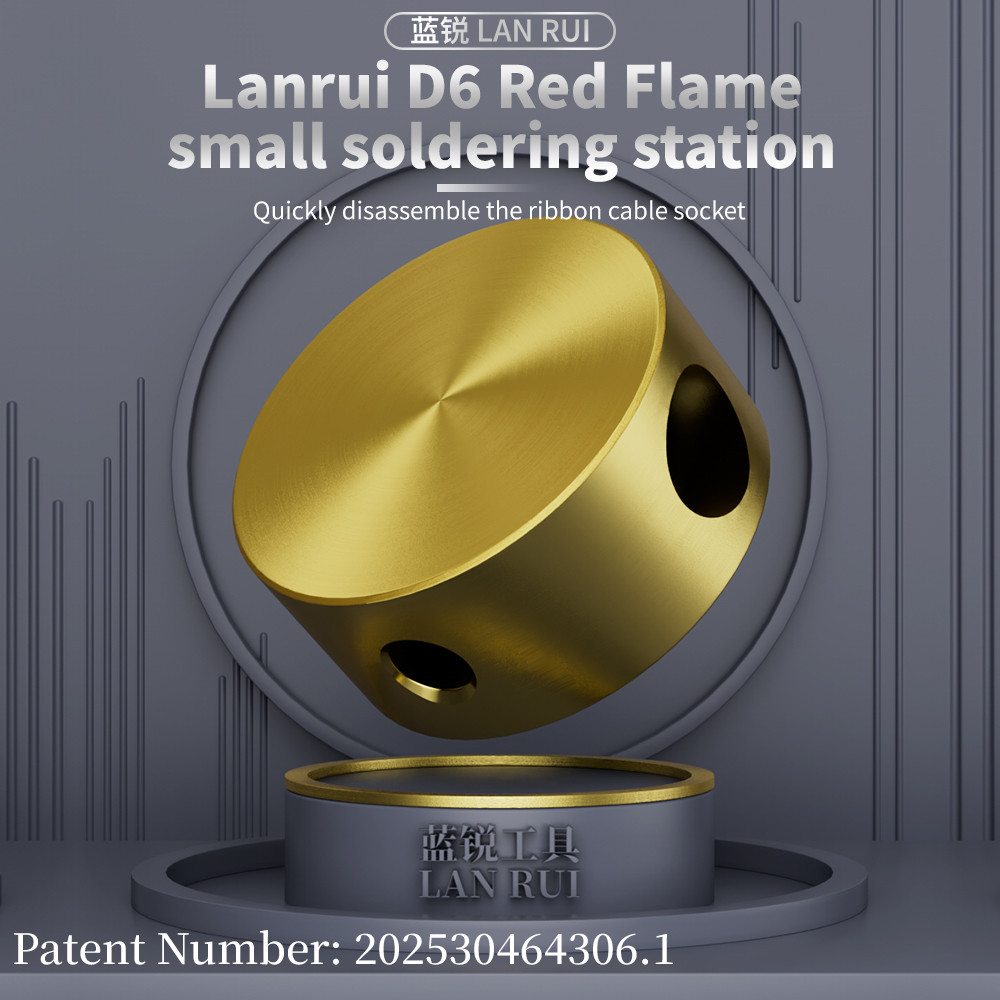 Lanrui D6 Ngọn Lửa Đỏ Nhỏ Trạm Hàn Nhanh Chóng Tháo Rời Cáp Ruy Băng Cho Điện Thoại Di Động Sửa Chữa Cáp Mềm Bộ Dụng Cụ