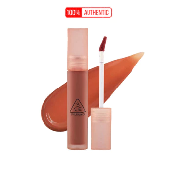 Son Kem 3CE Blur Water Tint Laydown Nâu Cam Cháy Sang Trọng Không Lem Khẩu Trang Mịn Như Filter