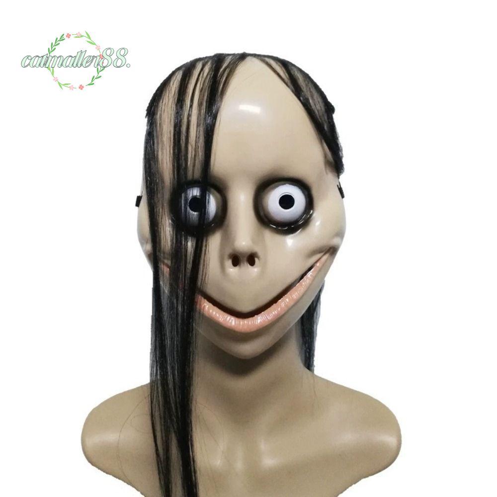 CATMALLER88 MO MO, Mắt To Ma Ngộ nghĩnh, Trang Phục Dự Tiệc Đạo Cụ Tóc Dài Halloween Nữ Ma Halloween Cosplay