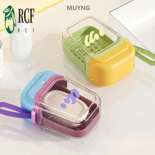 Hộp xà phòng hai lớp di động - Phụ kiện tắm du lịch bằng nhựa đầy màu sắc