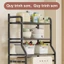 𝐅𝐔𝐑𝐍𝐈𝐒𝐇 𝐅𝐈𝐄𝐒𝐓𝐀 Vệ Sinh Kệ Bồn Cầu 3 Tầng Kệ Máy Giặt Đa Năng Kệ Toilet Nhà Thép Cacbon Phong Cách