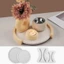 SA Lớp Silicon Handmade Khay Tròn Khuôn Món Ăn Khuôn Hoa Đế Khuôn