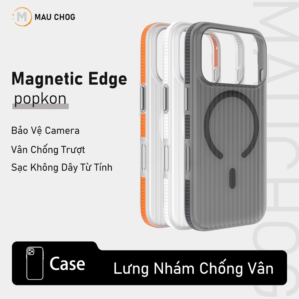 Ốp Nhám Mờ Chống Vân Tay Siêu Mỏng Viền Chống Trượt Cho Điện Thoại iPhone 17 Pro Max 16 15 14 13