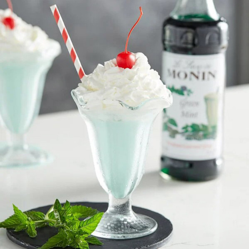 Siro Monin Bạc Hà Xanh Green Mint 70cl, Nguyên Liệu Pha Chế Chuyên Nghiệp, Syrup Nhập Khẩu Pháp