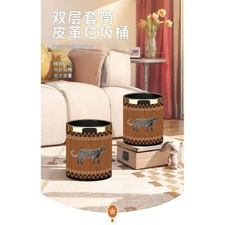 Thiết kế hiện đại Nhẹ nhàng Thẩm mỹ sang trọng Thùng rác dung tích lớn Thích hợp cho gia đình Phòng khách Nhà bếp Phòng tắm B