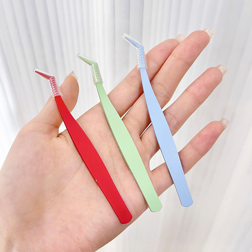 Nhíp nối dài lông mi giả Nhíp trang điểm chống dính cho bé gái Phụ nữ mới bắt đầu