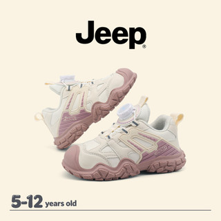 JEEP Giày Trẻ Em Bé Trai Bé Gái Thu Đông Lông Cừu Mỏng Ấm Áp Chống Mài Mòn Trường Chạy Bộ Giày Thể Thao