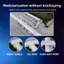 Máng xối thoát nước GILL, Ditch thoát nước thành phẩm bằng nhựa / đôi, Vỏ thép không gỉ rãnh hình chữ U ngoài trời Hạng nặng Thoát nước tuyến tính Nhà bếp Ban công sân