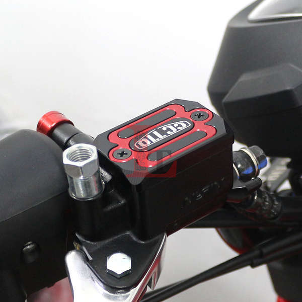 Thích hợp cho Honda Cubs CC110 sửa đổi nắp bơm phía trên phanh trước nắp trang trí bình dầu cốc dầu phụ kiện vỏ bảo vệ