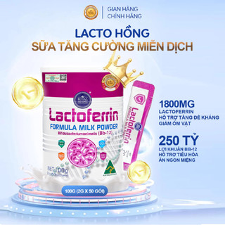 Sữa Hoàng Gia Úc Lactoferrin Hồng BB12 – Lactoferrin Formula Milk Tăng Cường Miễn Dịch Cho Bé