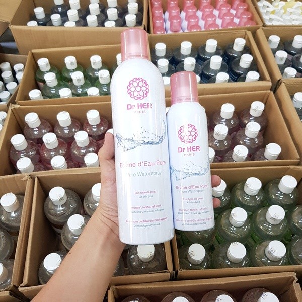 Xịt Khoáng Dr Her 400ML Cấp Ẩm Làm Dịu Mát Da