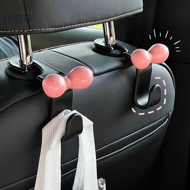 JINHF Ghế Ô Tô Móc Sau Nơ Lưu Trữ Móc Thời Trang Đa Năng Đồ Lặt Vặt Lưng Bảo Quản Móc Phụ Kiện Nội Thất HOT