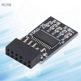 Hilivn Bảo mật mã hóa mô-đun TPM 2.0 Linh kiện điện tử 12 chân để thay thế