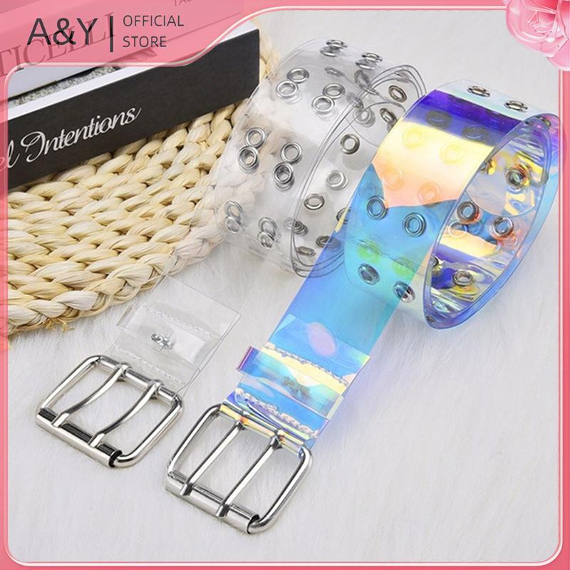 A & Y Thắt Lưng Nữ Ba Chiều Laser Cutting Trong Suốt, Kiểu Punk