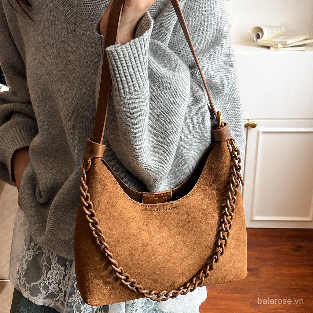 Túi Vintage Chất Lượng Cao Cho Nữ 2026 Thời Trang Mới Đa Năng Túi Đeo Ngang Vai Đơn Nách Túi Tote Nhỏ