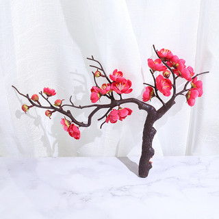 Hoa Mai Giả Decor Trang Trí Tết Cành Đào Đông Đẹp Như Thật 36cm Phụ Kiện Cắm Bình Cao Cấp Lụa Nhựa Nhiều Màu Sắc Đỏ Hồng Trắng Quà Tặng Ý Nghĩa May Mắn Tài Lộc Sang Trọng Hiện Đại Văn Phòng Khách Bàn Làm Việc