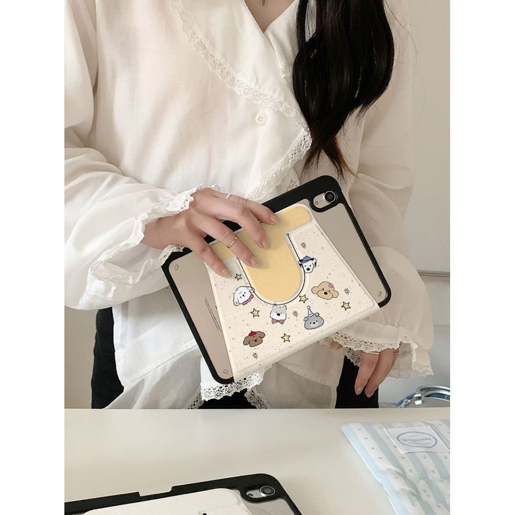 Ốp Bảo Vệ Cho iPad pro 12.9 M4 24S pro11 Air2 air11 25S A16 gen11th Air4 / air5 Gen5 / 6 air13 inch Gen7 Gen8 Gen9 Mini4 / 5 / 6 thế hệ thứ 10 M2 Air6 M3 Air7 Vỏ Xoay 360 Độ