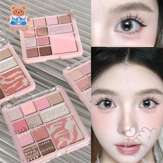 Bảng Phấn Mắt Matte Pearly 12 Màu - All in One Rose Pink Blush Fine Shimmer Pigment