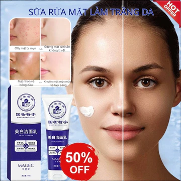 ✨Niacinamide/Dưỡng Trắng Da🌿Sữa Rửa Mặt Làm Trắng Da Hiệu Quả/Sữa Rửa Mặt Kiểm Soát Dầu Nhờn/Sữa Rửa Mặt Giảm Thâm Nám Kem Rửa Mặt Dịu Nhẹ Cho Da/Kem Rửa Mặt Tạo Bọt Mịn/Kem Rửa Mặt Cân Bằng Độ Ẩm/Bổ 