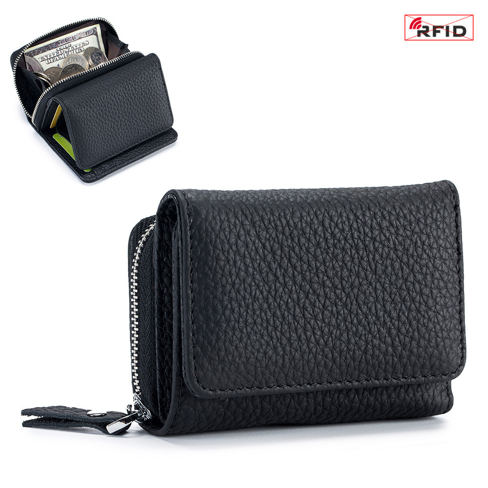 Ví da bò nữ Mini Giảm giá 30% Túi đựng tiền xu nhiều thẻ