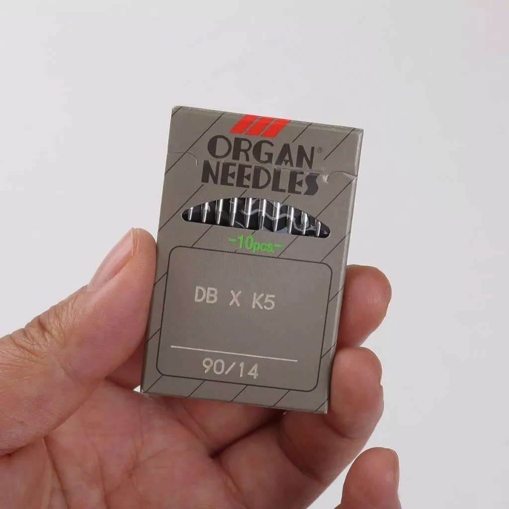 Kim Thêu Vi Tính Organ DBxK5 Nhật Bản, Vỉ 10 Kim Cao Cấp Cho Máy Thêu Công Nghiệp
