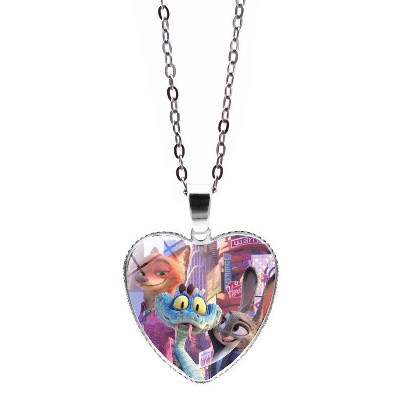 Đeo cổ hình nhân vật Nick Wilde và Judy Hopps từ Zootopia -Accessory thời trang đa năng
