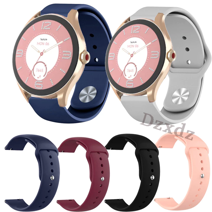 Đồng hồ thông minh TechLife P1 Lite Dây đeo đồng hồ thông minh Dây đeo cổ tay cho đồng hồ thông minh TechLife P1 Lite Đồng hồ thông minh Bảo vệ màn hình Phim silicon mềm Phụ kiện dây đeo cổ tay