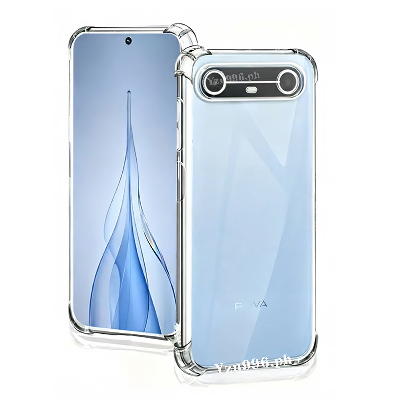Dành cho Tecno Pova Slim, Spark Slim 4G, Pova Curve, Pova 7 4G Vỏ điện thoại Pova 6 5 Pro Vỏ điện thoại trong suốt chống rơi