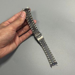 Dành Cho 20 Mm Seiko SPB Alpinist SPB121 Dây Đeo Bạc Cong Chắc Chắn Vòng Tay Năm Thánh