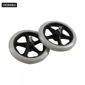 2x Bánh xe lăn thay thế Bánh xe lăn Bánh trước cho xe lăn điện
