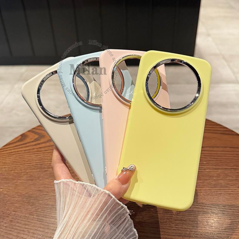 Ốp điện thoại Honor X9D X9C X9B X9A 5G Vỏ thông minh Honor X9C Vỏ mềm silicon màu trơn Vỏ điện thoại hấp thụ sốc Khung gương mạ điện