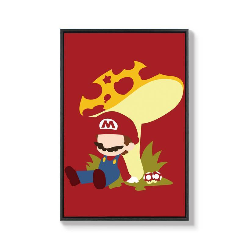 Hoạt Hình Super Mario Canvas Cửa Tranh Dễ Thương Trang Trí Phòng Trẻ Em Nhà