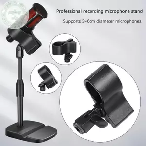 PUSKY 1Pc Đa Năng Micro Lớn Cầm Tay Kẹp Giá Đỡ Với 3 / 8 Adapter Cho 3-6CM Mic Micro Mic Kẹp Đứng VN