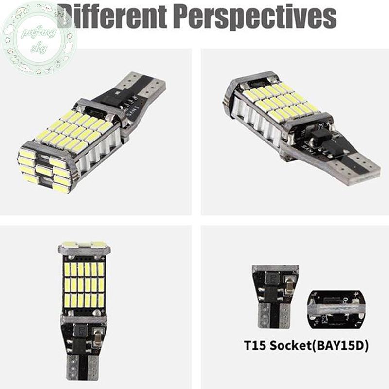 PUSKY 2x Canbus T16 T15 921 W16W Bóng đèn LED dự phòng ô tô Đèn lùi VN