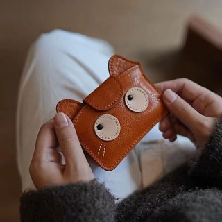 Mèo Nhẹ Lớn Retro Dung Tích Đựng Thẻ Ngân Hàng Ví Đựng Tiền Xu Họa Tiết Phong Cách Mới pxb3