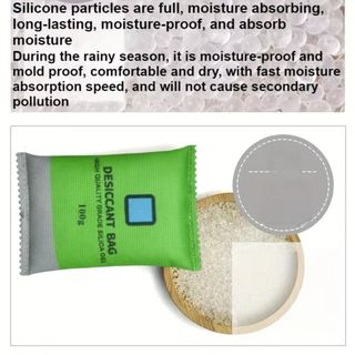Túi hút ẩm JKDESIGN, Túi hút ẩm có thể tái sử dụng chống ẩm, Tủ quần áo hút ẩm Silica Gel đa chức năng di động